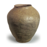 Tokoname ware: short-neck jar.