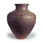 Tokoname ware: jar with three handles.