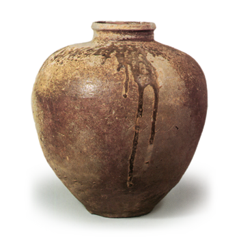 Tokoname ware: jar.