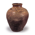 Tokoname ware: jar with three handles.