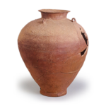 Tokoname ware: jar with four handles.