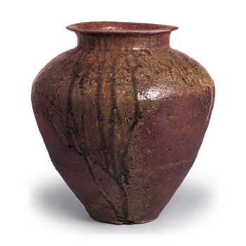 Tokoname ware: jar.
