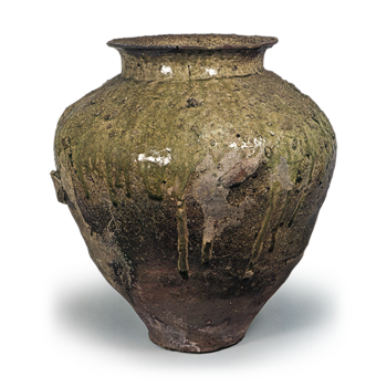 Tokoname ware: jar.