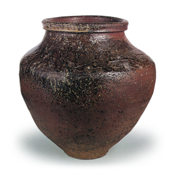 Tokoname ware: jar.