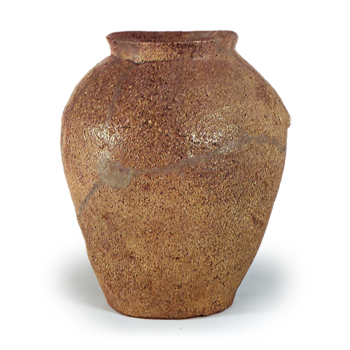 Atsumi ware: short-neck jar.