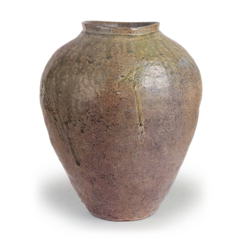 Sanage ware: short-neck jar.