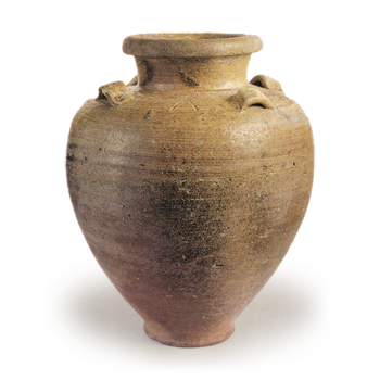 Mino Sue ware: jar with four handles.