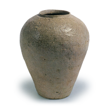 Sanage ware: short-neck jar.