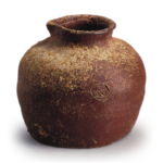 Echizen ware: ohaguro (tooth-stain pigment) jar.