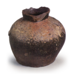 Echizen ware: ohaguro (tooth-stain pigment) jar.