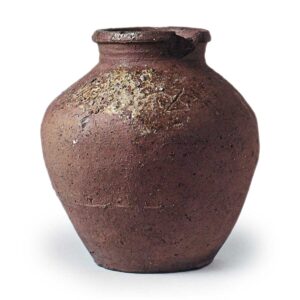 Echizen ware: jar.