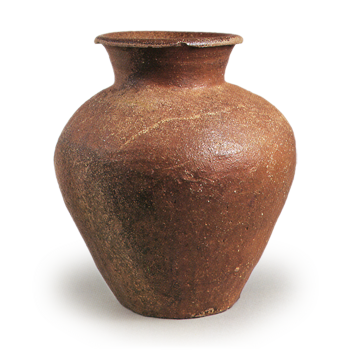 Echizen ware: jar.