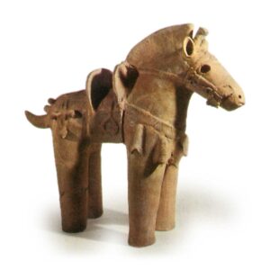 Haniwa (terra-cotta tomb figurine)