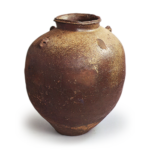 Echizen ware: jar with four handles.