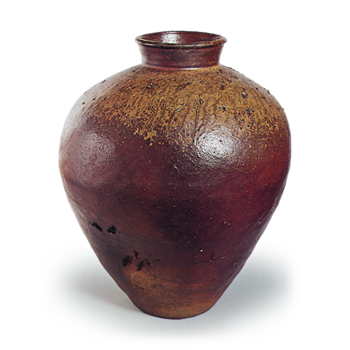Echizen ware: jar.