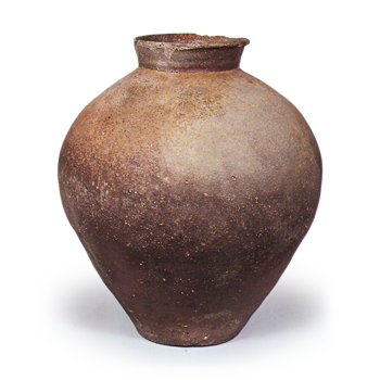 Echizen ware: jar.