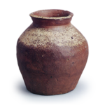 Echizen ware: beaked jar.