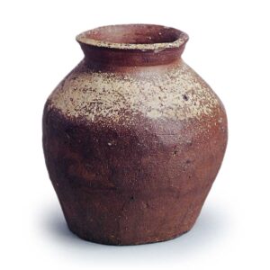 Echizen ware: beaked jar.