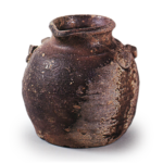 Echizen ware: ohaguro (tooth-stain pigment) jar.