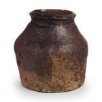 Echizen ware: ohaguro (tooth-stain pigment) jar.