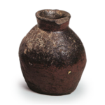 Echizen ware: ohaguro (tooth-stain pigment) jar.