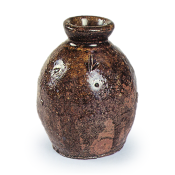 Echizen ware: ohaguro (tooth-stain pigment) jar.