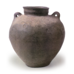 Suzu ware: jar with two handles. Excavated at Sano,