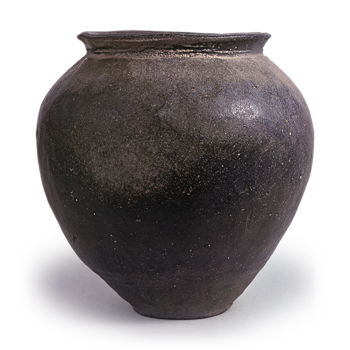 Suzu ware: jar.