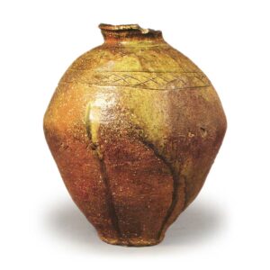 Shigaraki ware: jar.