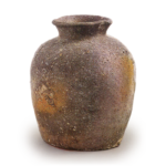 Iga ware: small beaked jar.