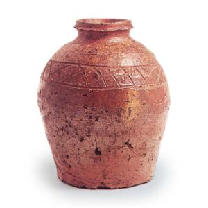 Shigaraki ware: jar.