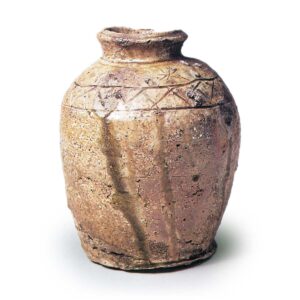 Shigaraki ware: jar.