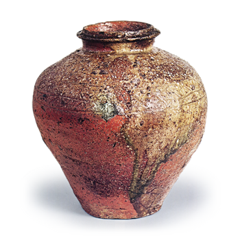 Shigaraki ware: jar.