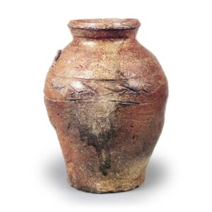 Shigaraki ware: jar.