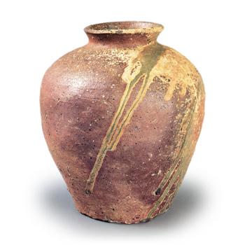 Shigaraki ware: jar.