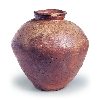 Shigaraki ware: jar.