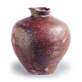 Shigaraki ware: jar.