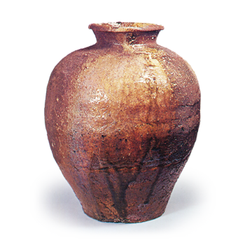 Shigaraki ware: jar.