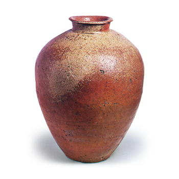 Shigaraki ware: jar.