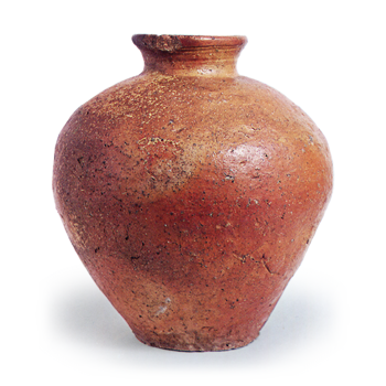 Shigaraki ware: jar.