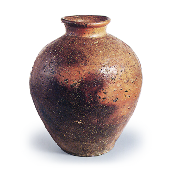 Shigaraki ware: jar.
