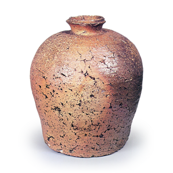 Shigaraki ware: jar.