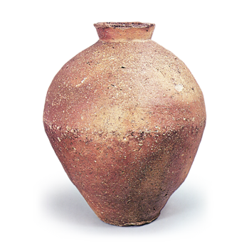 Shigaraki ware: jar.