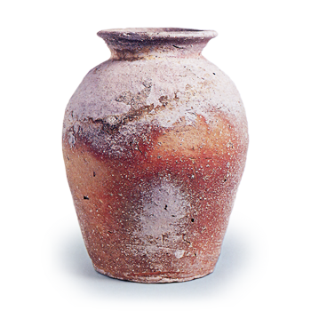 Shigaraki ware: jar.