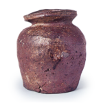 Shigaraki ware: small jar.