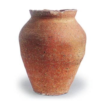 Shigaraki ware: jar.