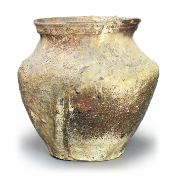 Shigaraki ware: jar.