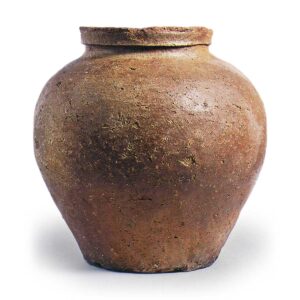 Shigaraki ware: jar.