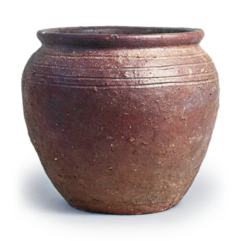 Shigaraki ware: jar.