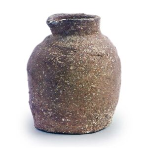 Iga ware: small beaked jar.